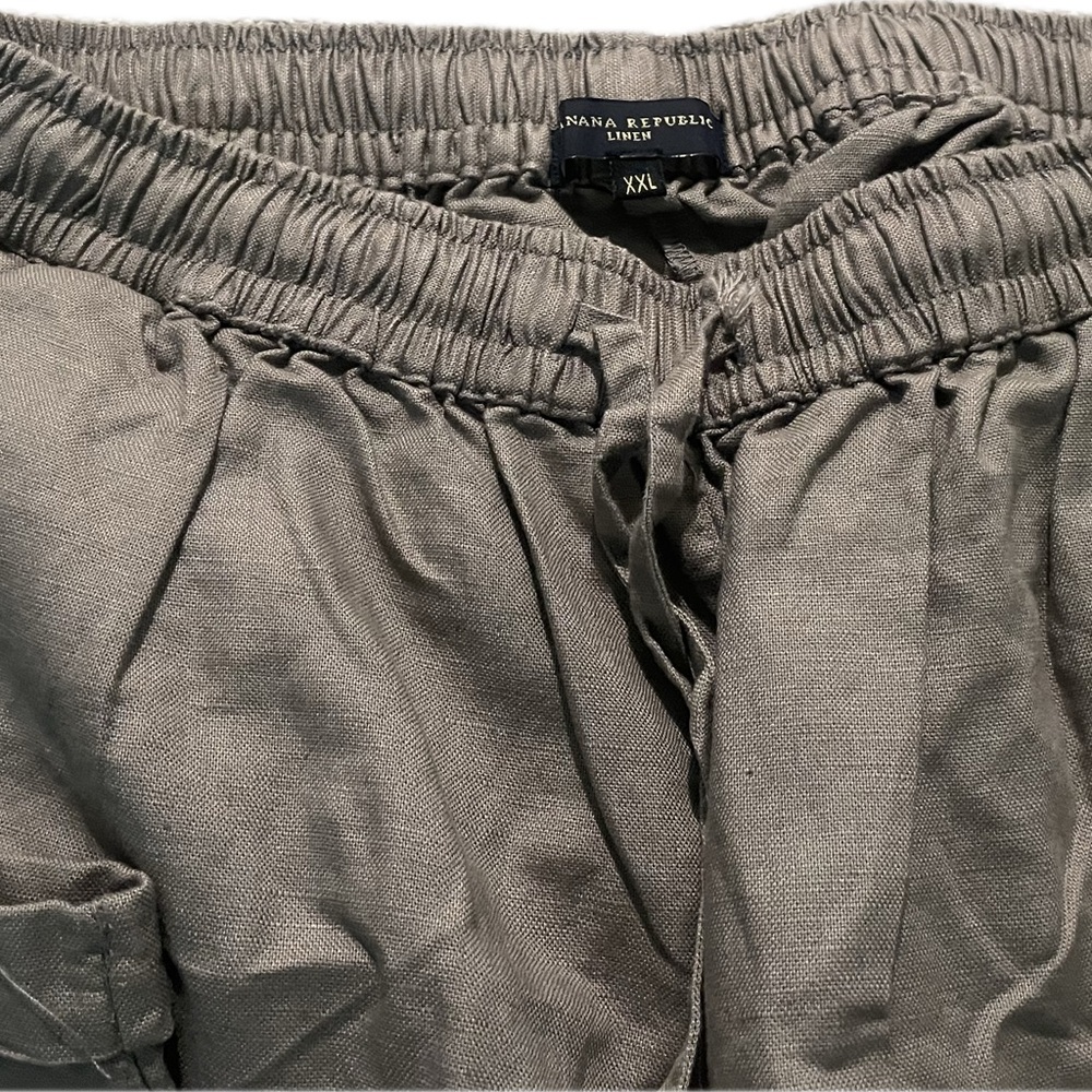 Banana republic linen wide leg pants